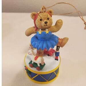 *RARE* Ballerina Bear 1990s Retro Applause Inc Bears in Toyland Teddy Ornament